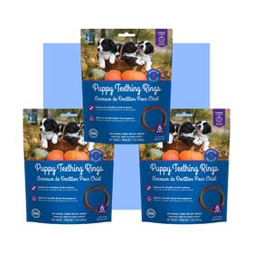 B0dhjjv8r3 N-bone Puppy Teething Rings Pumpkin Flavor 6 Count Bag Multi Pack Total 3 Bags
