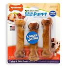 N402vpp  Nylabone Healthy Edibles Puppy Chew Treats Turkey Sweet 018214821434