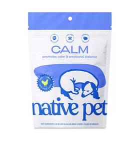 Native Pet 850021840174 Calm Dog Chews Natural Chicken Treats - 60ct