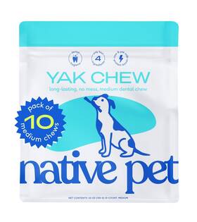 Native Pet 850021840242 Yak Chews 10 Medium - Dog Sticks For Dogs
