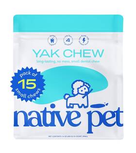 Native Pet 850021840310 Yak Chews 15 Small - Dog Long Lasting Treat Flavored Native Pet 850021840310 Yak Chews 15 Small - Dog Long Lasting Treat Flavored