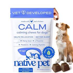 Native Pet B0c3t9t2kp Calming Chews For Dogs - Hemp And Melatonin