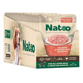 Natoo 850039634093 Dog Food Topper For Picky Eaters And Treat Salmon Brown Rice To