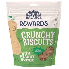 2363301463 Natural Balance Peanut Butter Crunchy Dog Treats 14 Ounce Limited Ingredient Oven Baked Biscuits