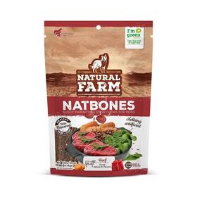 Natural Farm 850024882508 Natbones Superfood All Beef Flavor Dog Treats 12 Pack - Chewy