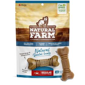 Natural Farm 850024882645 All-natural Dog Dental Chew Teeth Cleaning Treats - Fresh Breath Fight
