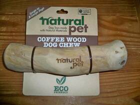 Natural Pet 814091012916 Coffee Wood Dog Chew Eco Friendly Toy Large To X-large Dogs
