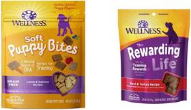 Natural Pet Food 705353568459 Soft Puppy Bites With Rewarding Life Dog Treats Beef And Turkey Bundle