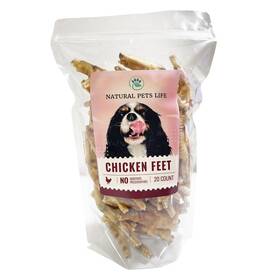 Natural Pets Life 689358891166 Life- Chicken Feet - Single Ingredient- Made In The Usa