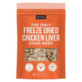 Natural Rapport 854106008381 Chicken Liver Dog Treats - The Only Freeze Dried Live