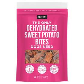 Natural Rapport 854106008466 Sweet Potato Bites - The Only Treat Dogs Need 100% Dehydrated