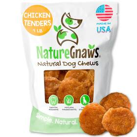 Nature Gnaws 850049430166 Usa Chicken Tenders 1lb - Delicious Grain-free Dog Treats For Small Medium