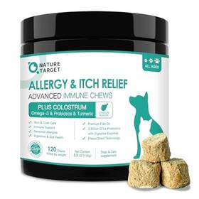 B0bmlsw2dj Nature Target Dog Allergy Relief Chews With Probiotics Colostrum Omega 3 For