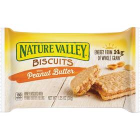 Nature Valley 016000478787 Peanut Butter Biscuits 16ct 1.35oz