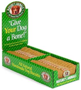 Natures Animals 758632004865 Original Bakery Biscuits All Natural Dog Treats 24 Count