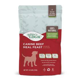581019 Natures Logic Canine Beef Meal Feast 4.4 Lbs Pound Pack Of 1