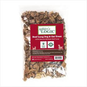 Natures Logic 858155001454 Beef Lung Treat 1lb