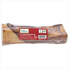 Natures Logic 858155001799 Beef 7-8 Inch Hind Shank Bone Treat 1lb 1 Pound Pack Of