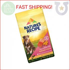 Natures Recipe 730521506124 Grain Free Dry Dog Food Salmon Sweet Potato And Pumpkin