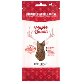 11734 Natures Toughest Chew Maple Bacon Enhanced Elk Antler Large Dog Treat