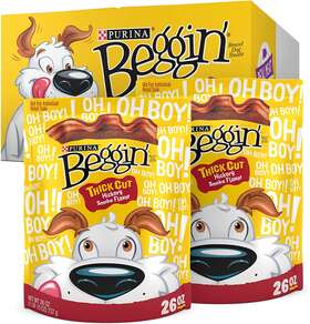 Nestl Purina Petcare Company 038100194381 Begginft Strips Real Meat Dog Treats Thick Cut Hickory Smoke Flavor - 2 Nestl Purina Petcare Company 038100194381 Begginft Strips Real Meat Dog Treats Thick Cut Hickory Smoke Flavor - 2