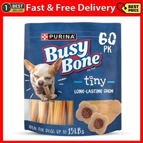 Nestl Purina Petcare Company 445011719771 Busy Bone Extra Small Dog Treats With Real Pork Long-lasting Chew
