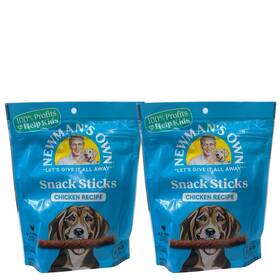 Newmans Own 757645614405 Chicken Treat Snack Sticks For All Size Dogs 5 Oz Pack Of 2
