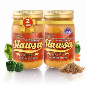 Nicole Foods 445039088019 Spicy Hot Dog And Sausage Relish 2-pack Slawsa Gourmet Cabbage Topping With Re