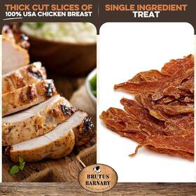 No 213127578066 Chicken Jerky Dog Treats- Dehydrated Crunchy Usa Premium Fillets Grain-free
