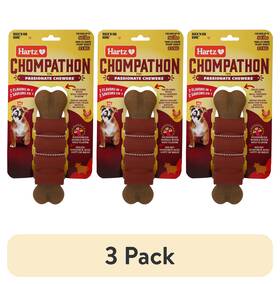No 460278732674 Chompathon Rock Ftn Rib Bone Nylon Tough Dog Chew Toy