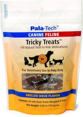 600060 No Pala Tech Canine Feline Tricky Treats Grilled 5.29 Ounce Pack Of 1 Yellow