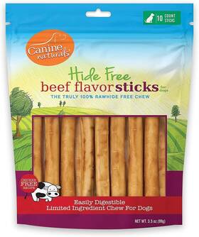 19510 Nobrand Rawhide Free Dog Treats - Made With Real Beef Poultry Recipe -all-natural