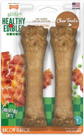 Neb105tpp Nobrand Healthy Edibles Natural Dog Chews Long Lasting Bacon Flavor Treats For Dogs