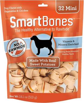 Sbsp-02008-10 Nobrand Mini Chews With Real Sweet Potato 32 Count Rawhide-free For Dogs