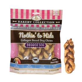 68163384 Nothin To Hide Nothinft Collagen-based Dog Chews Medium 3 Ounce Pack Of 1 Beige