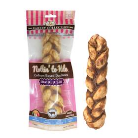 Nothin To Hide 810002633850 Nothinft Collagen-based Dog Chews Large Braided Stix Beef Flavor Eas