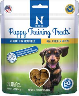 Nb912511 Npic N-bone Puppy Training Treats 6oz Real Chicken Recipe Small