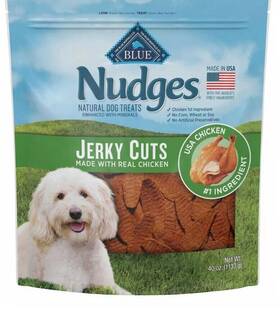 804285 Nudges New Natural Chicken Jerky Dog Treats 40 Oz