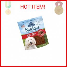 Nudges 840243147755 Blue Buffalo Jerky Cuts Dog Treats Made In The Usa With Natural Ingredie