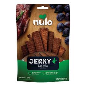 56jd05 Nulo Premium Jerky Strips Dog Treats Grain-free High Protein Made Wi