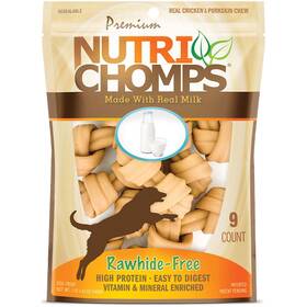 Nt066v Nutri Chomps Nutrichomps Dog Chews 4-inch Knots Easy To Digest Rawhide-free Treats