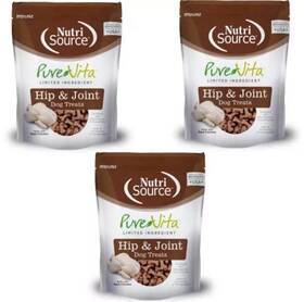 Nutri-source 641796675647 Nutrisource Pure Vita Hip And Joint Treat 6 Oz. 3-pack
