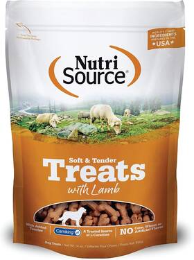 Tu80021 Nutri Source 14 Oz Soft And Tender Lamb Treats For Dogs