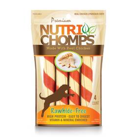 Nt001v Nutrichomps 4ct Chicken Twist With Flavor Wrap Tgnx