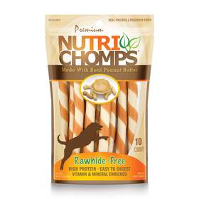 Nt063v Nutrichomps 10ct Peanut Butter Flavor Mini Twist Tgp9
