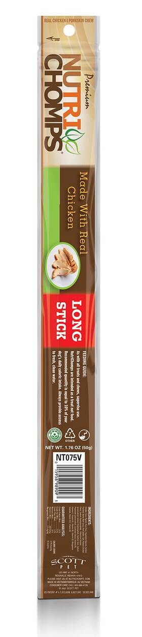 Nt075v Nutrichomps 15 Inch Chicken Long Stick
