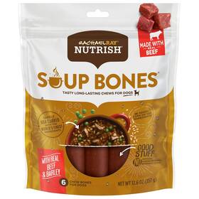 790051 Nutrish Rachael Ray Soup Bones Dog Treats Beef And Barley Flavor 6