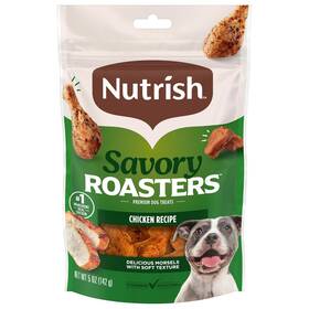 82966 Nutrish Savory Roasters Chicken Recipe Premium Dog Treats 5 Oz. Pouch Pack