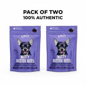 Nutrisource 073893800538 Nutty Butter Bites Dog Treats 6oz Pack Of 2 Peanut And Banana