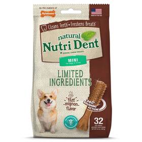 Nylabone 018214842767 Nutri Dent Dog Dental Chews - Natural Teeth Cleaning And Breath Freshener